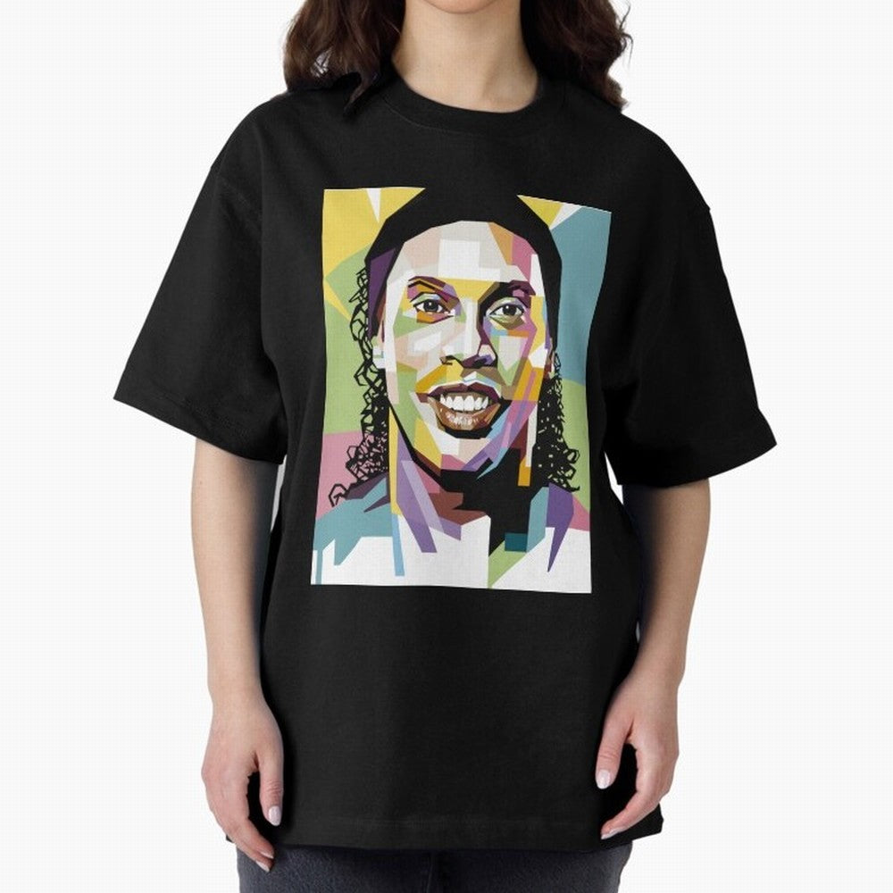 Ronaldinho Pop Art18 Classic T-Shirt Support Your Favorite Stars during FIFA World Cup 2026 USA Canada Mexico Driven by Messi, CR7 and Mbappe, France Energy, Stadium Chants, National Pride, Trophy Dreams and Unforgettable Football Memories; Made