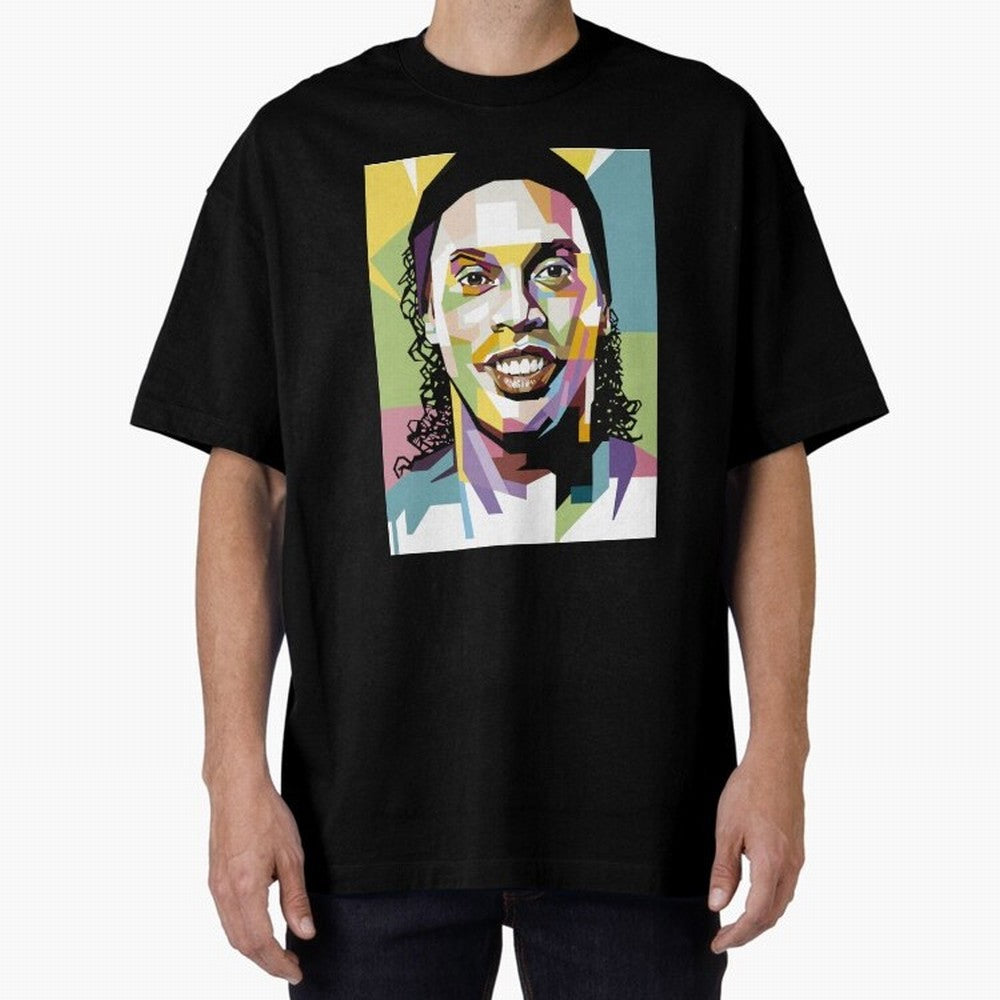 Ronaldinho Pop Art18 Classic T-Shirt Support Your Favorite Stars during FIFA World Cup 2026 USA Canada Mexico Driven by Messi, CR7 and Mbappe, France Energy, Stadium Chants, National Pride, Trophy Dreams and Unforgettable Football Memories; Made