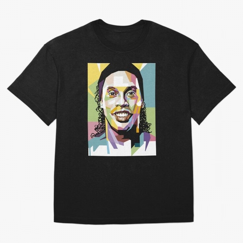 Ronaldinho Pop Art18 Classic T-Shirt Support Your Favorite Stars during FIFA World Cup 2026 USA Canada Mexico Driven by Messi, CR7 and Mbappe, France Energy, Stadium Chants, National Pride, Trophy Dreams and Unforgettable Football Memories; Made