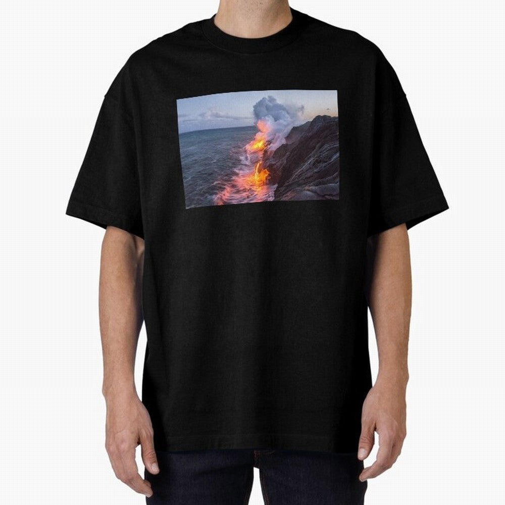 Kilauea Volcano Lava Flow Sea Entry 3 The Big Island Hawaii1 Classic T-Shirt Show Your Love for FIFA World Cup 2026 for Fans of Haaland and Mbappe and Portugal, Bringing Stadium Memories, Football Loyalty, International Chants and Championship