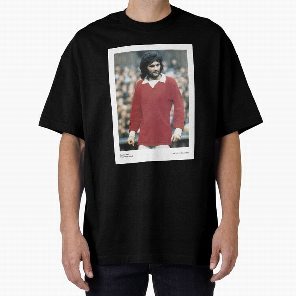 George Best Manchester United1 Oversized T-Shirt Share the Excitement of FIFA World Cup 2026 Group Stage Built around Haaland and Mbappe, Argentina and Brazil Energy, Soccer Culture, Superstar Moments, National Team Dreams and Competitive Fire;