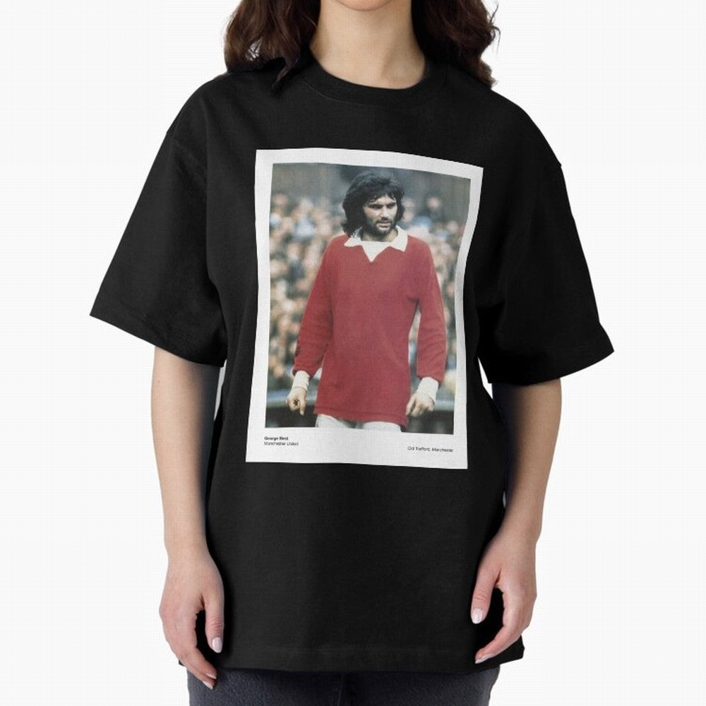 George Best Manchester United1 Oversized T-Shirt Share the Excitement of FIFA World Cup 2026 Group Stage Built around Haaland and Mbappe, Argentina and Brazil Energy, Soccer Culture, Superstar Moments, National Team Dreams and Competitive Fire;
