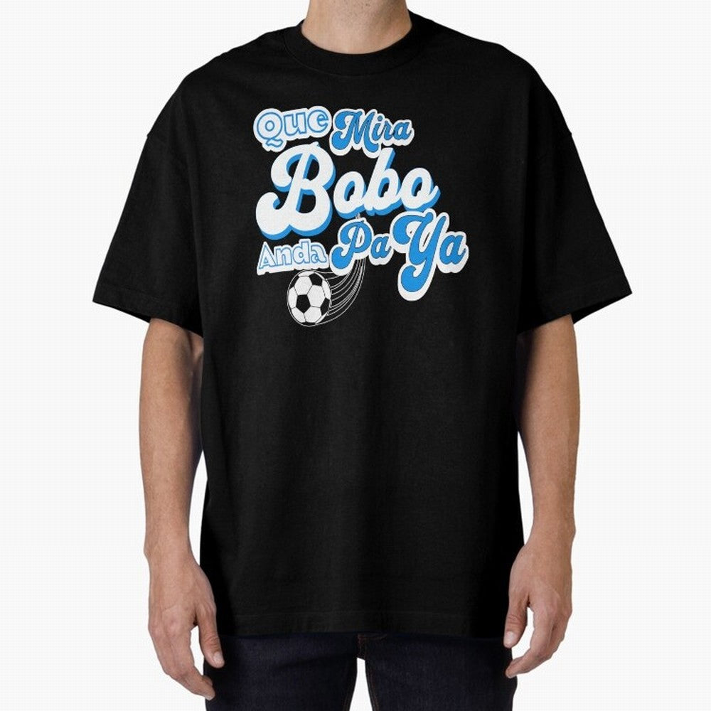 Que Mira Bobo Classic T-Shirt Bring a Champion Mindset to the FIFA World Cup 2026 Journey through Messi and Cristiano Ronaldo Highlights, Argentina Pride, Vintage Soccer Flavor, Modern Football Stars, National Flags and Final Night Emotion; Ideal