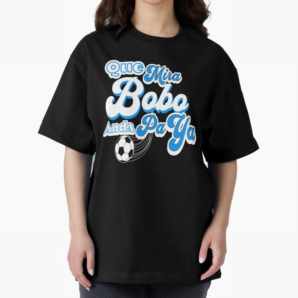 Que Mira Bobo Classic T-Shirt Bring a Champion Mindset to the FIFA World Cup 2026 Journey through Messi and Cristiano Ronaldo Highlights, Argentina Pride, Vintage Soccer Flavor, Modern Football Stars, National Flags and Final Night Emotion; Ideal