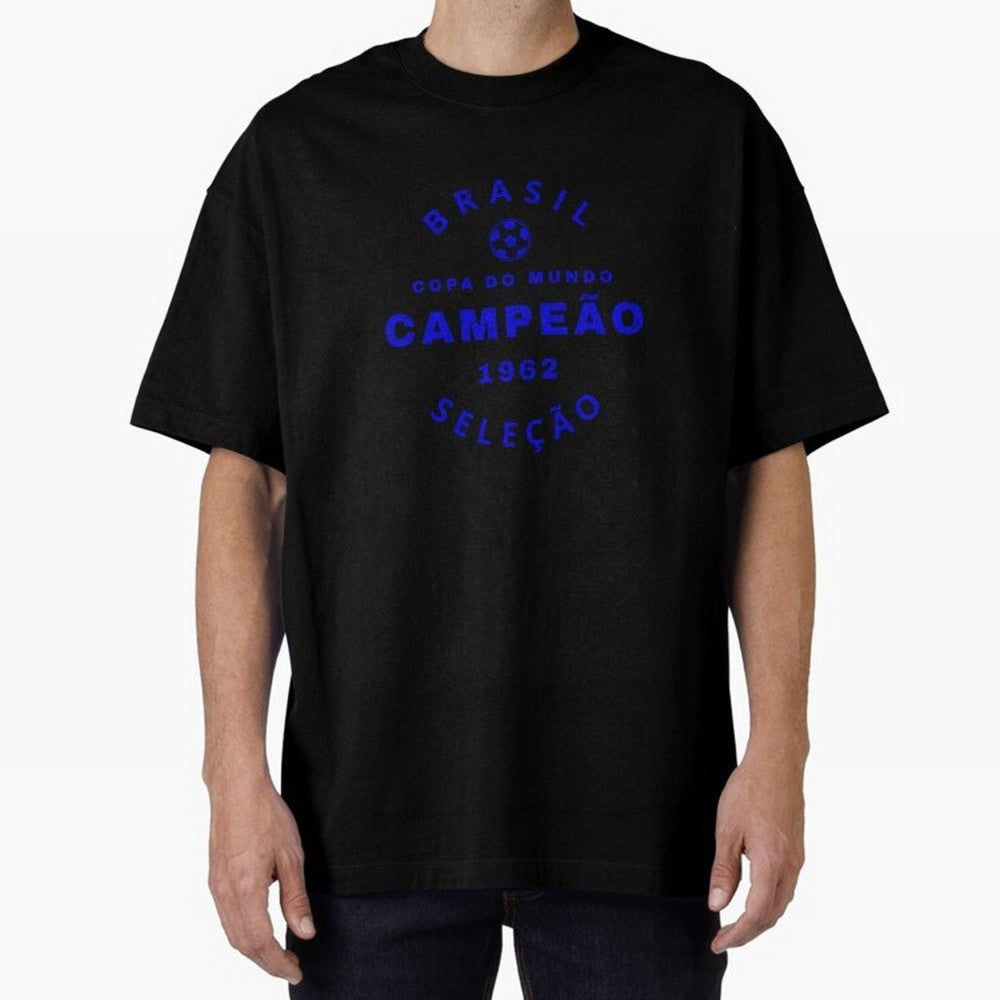 Brazil World Cup champions 1962 vintage Classic T-Shirt Keep the Match Day Mood of FIFA World Cup 2026 USA Canada Mexico for Fans of Cristiano Ronaldo, Haaland and CR7 and England, France and Netherlands, Bringing Classic Soccer Heritage,
