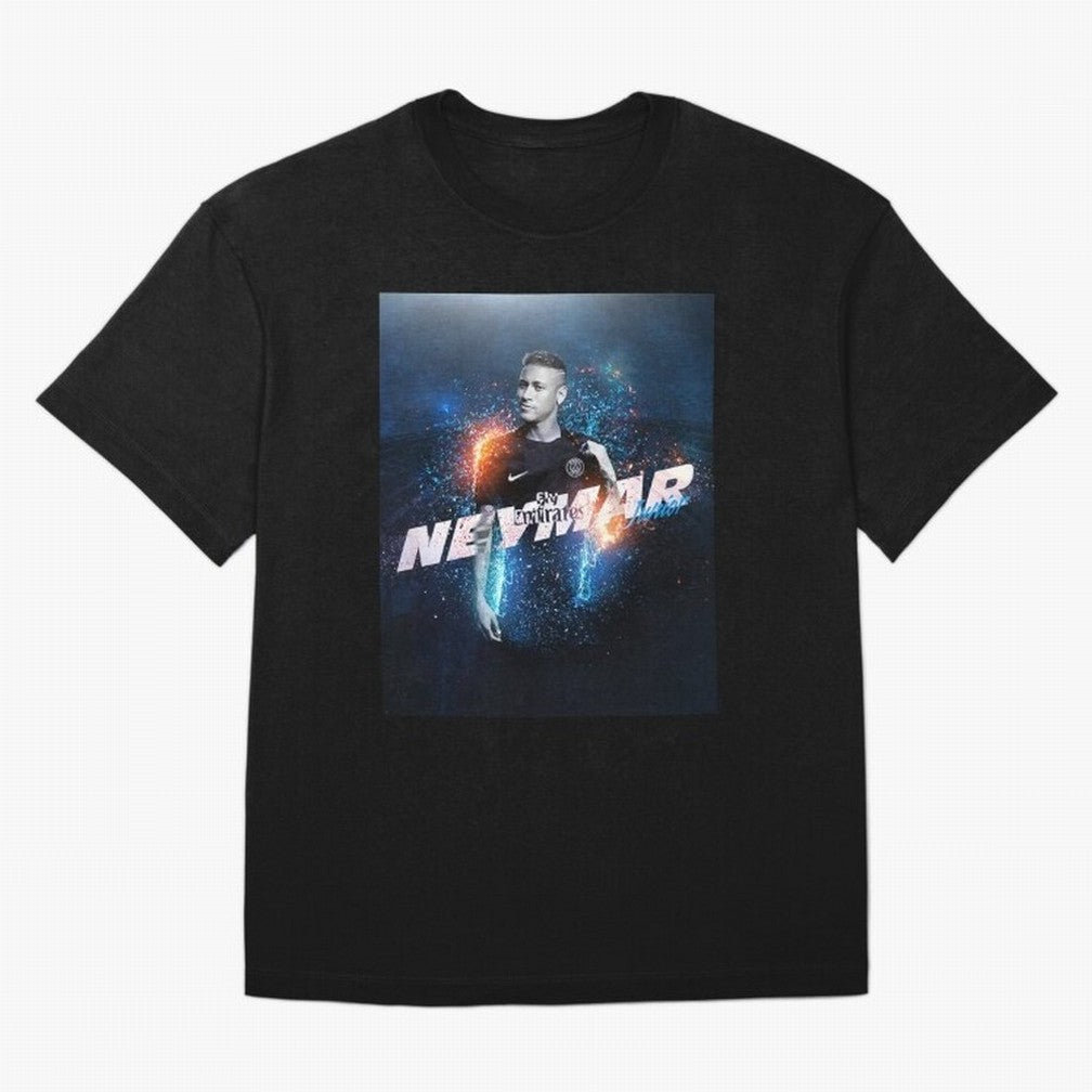 Illustration Neymar Art Classic T-Shirt Celebrate FIFA World Cup 2026 Group Stage for Fans of Mbappe and Neymar and Brazil, Bringing Soccer Culture, Superstar Moments, National Team Dreams and Competitive Fire; Great for Supporters Who Love