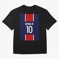 Neymar - Paris 2023 Graphic T-Shirt Fuel FIFA World Cup 2026 USA Canada Mexico for Fans of Cristiano Ronaldo, Haaland and CR7 and Argentina, Bringing Football Festival Excitement, Trophy Ambitions, Country Rivalries and Star Player Buzz; Perfect