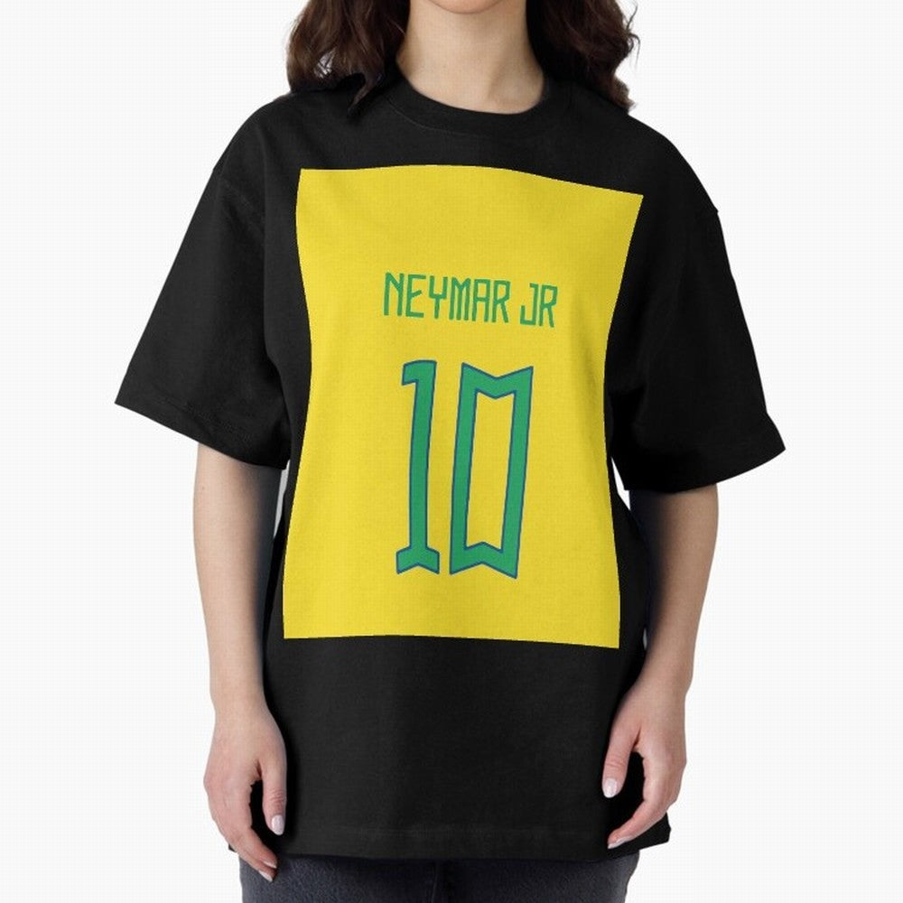 Neymar - Brazil 2022 Graphic T-Shirt Honor the Beautiful Game during Match Day Hype around FIFA World Cup 2026 Group Stage, Messi, Argentina, France and Brazil, Retro Football Energy, Iconic Rivalries, Trophy Chase Drama and Stadium Atmosphere;