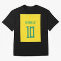 Neymar - Brazil 2022 Graphic T-Shirt Honor the Beautiful Game during Match Day Hype around FIFA World Cup 2026 Group Stage, Messi, Argentina, France and Brazil, Retro Football Energy, Iconic Rivalries, Trophy Chase Drama and Stadium Atmosphere;