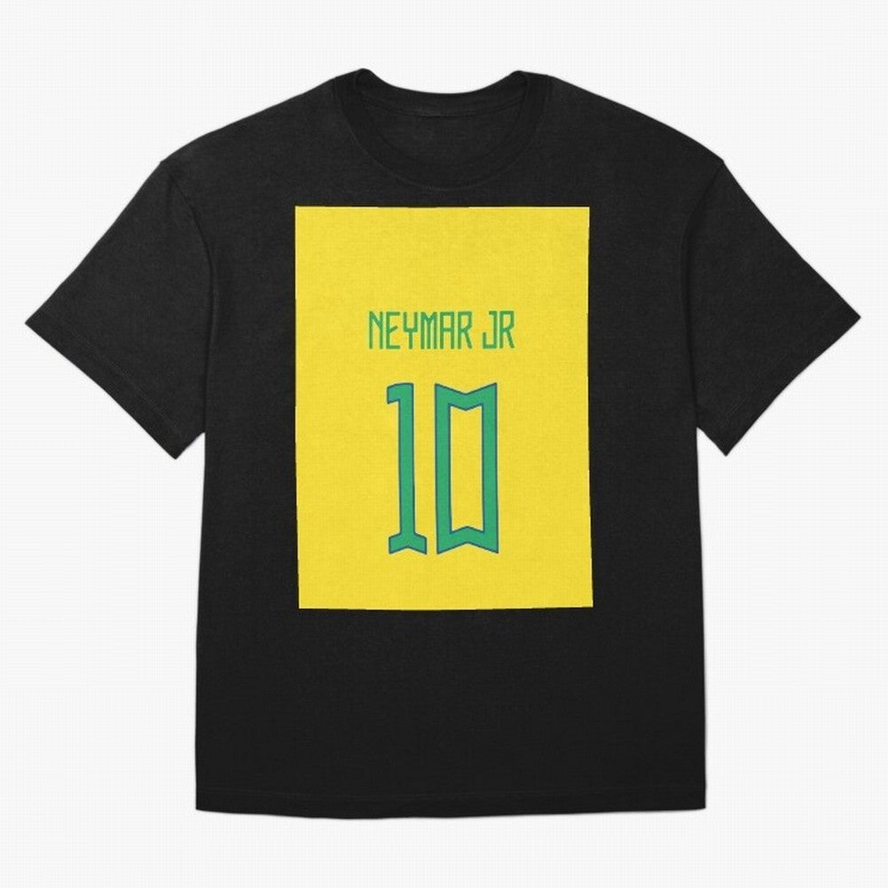 Neymar - Brazil 2022 Graphic T-Shirt Honor the Beautiful Game during Match Day Hype around FIFA World Cup 2026 Group Stage, Messi, Argentina, France and Brazil, Retro Football Energy, Iconic Rivalries, Trophy Chase Drama and Stadium Atmosphere;