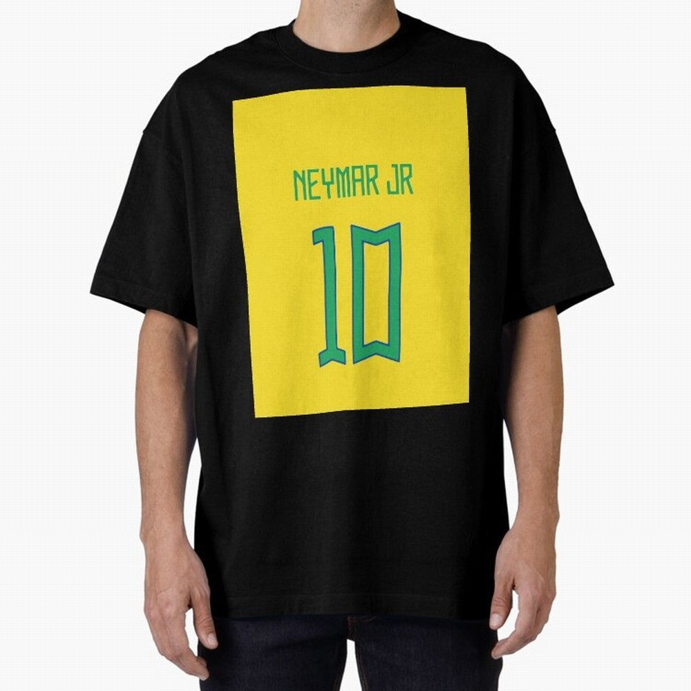 Neymar - Brazil 2022 Graphic T-Shirt Honor the Beautiful Game during Match Day Hype around FIFA World Cup 2026 Group Stage, Messi, Argentina, France and Brazil, Retro Football Energy, Iconic Rivalries, Trophy Chase Drama and Stadium Atmosphere;