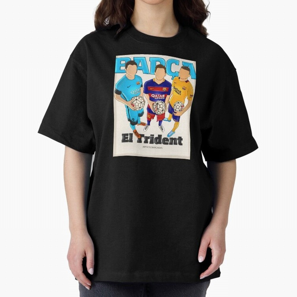 Msn football soccer fcbarcelona Premium T-Shirt Feel FIFA World Cup 2026 USA Canada Mexico for Fans of Mbappe and Netherlands, Bringing Football History, Final Match Energy, Crowd Noise and Once in a Lifetime Moments; Ideal for Passionate Fans Who