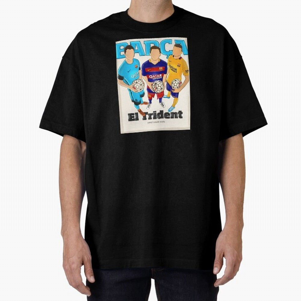 Msn football soccer fcbarcelona Premium T-Shirt Feel FIFA World Cup 2026 USA Canada Mexico for Fans of Mbappe and Netherlands, Bringing Football History, Final Match Energy, Crowd Noise and Once in a Lifetime Moments; Ideal for Passionate Fans Who