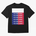 ICI C'EST PARIS Graphic T-Shirt Celebrate the Magic of Global Football Passion for FIFA World Cup 2026 USA Canada Mexico, Celebrating Haaland and Mbappe, Spain, Soccer Culture, Superstar Moments, National Team Dreams and Competitive Fire; Made for