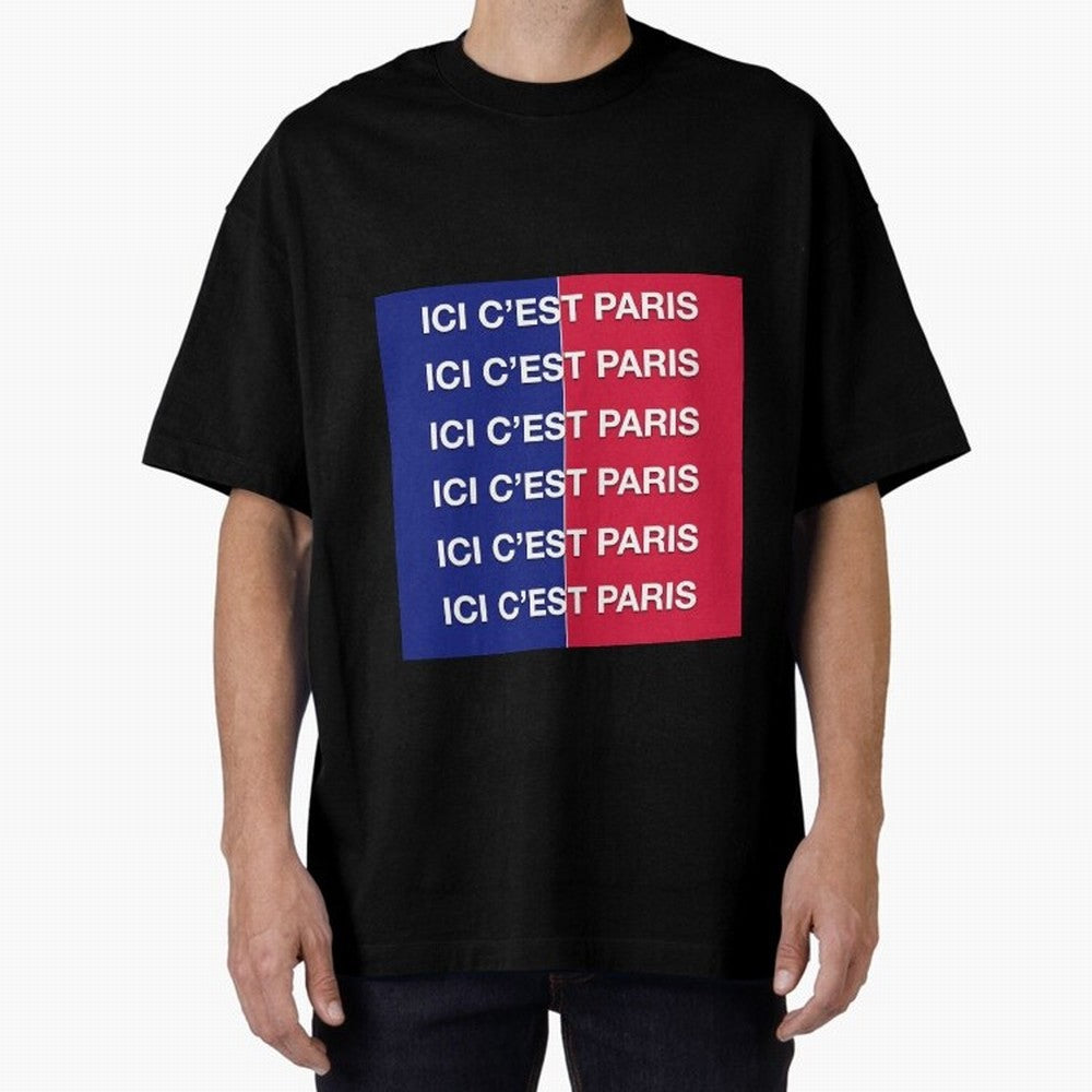 ICI C'EST PARIS Premium T-Shirt Step into FIFA World Cup 2026 Capturing Messi, CR7 and Mbappe, England and Germany Energy, Soccer Culture, Superstar Moments, National Team Dreams and Competitive Fire; Ideal for Passionate Fans Who Love Underdog