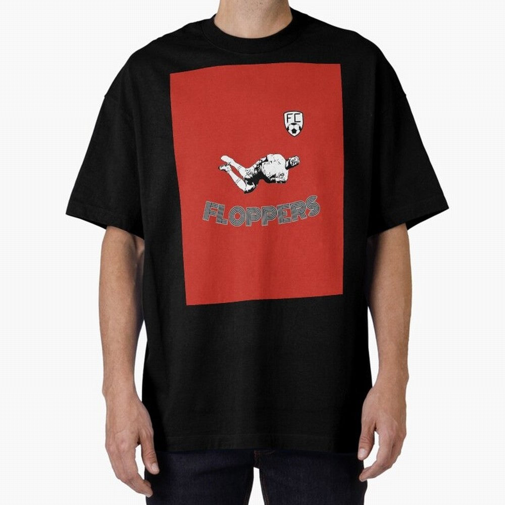 Floppers FC - Unique and Original Design Graphic T-Shirt Stand Proud for the FIFA World Cup 2026 USA Canada Mexico Journey through Messi and Cristiano Ronaldo Highlights, England and Germany Pride, Football Passion, Legendary Performances, Festival
