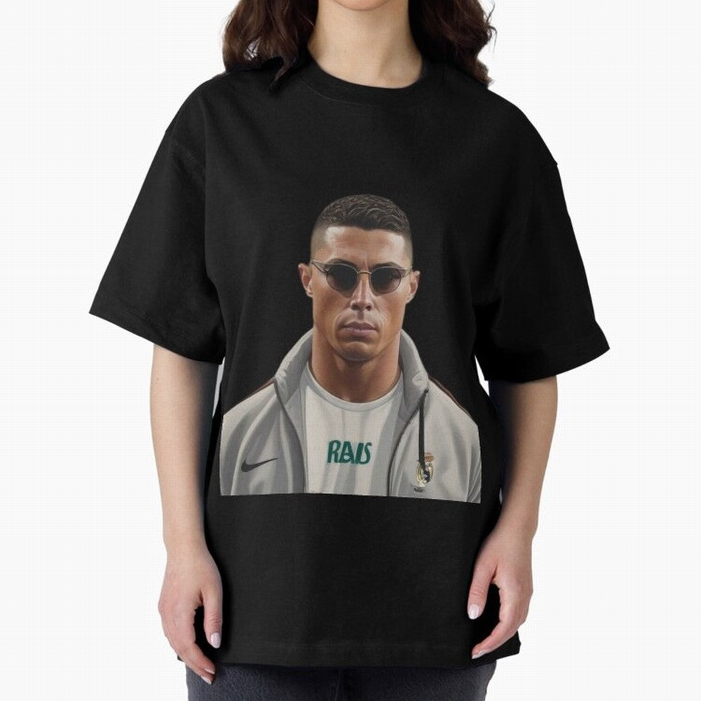 Cristiano Ronaldo Best player all-time Premium T-Shirt Bring World Football Passion into Global Football Passion for FIFA World Cup 2026 Group Stage, Capturing Haaland and Mbappe, Argentina and Brazil, Football Festival Excitement, Trophy
