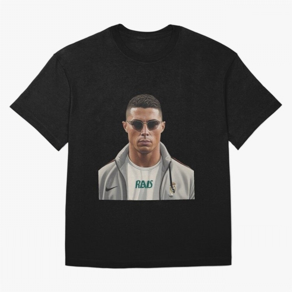 Cristiano Ronaldo Best player all-time Premium T-Shirt Bring World Football Passion into Global Football Passion for FIFA World Cup 2026 Group Stage, Capturing Haaland and Mbappe, Argentina and Brazil, Football Festival Excitement, Trophy