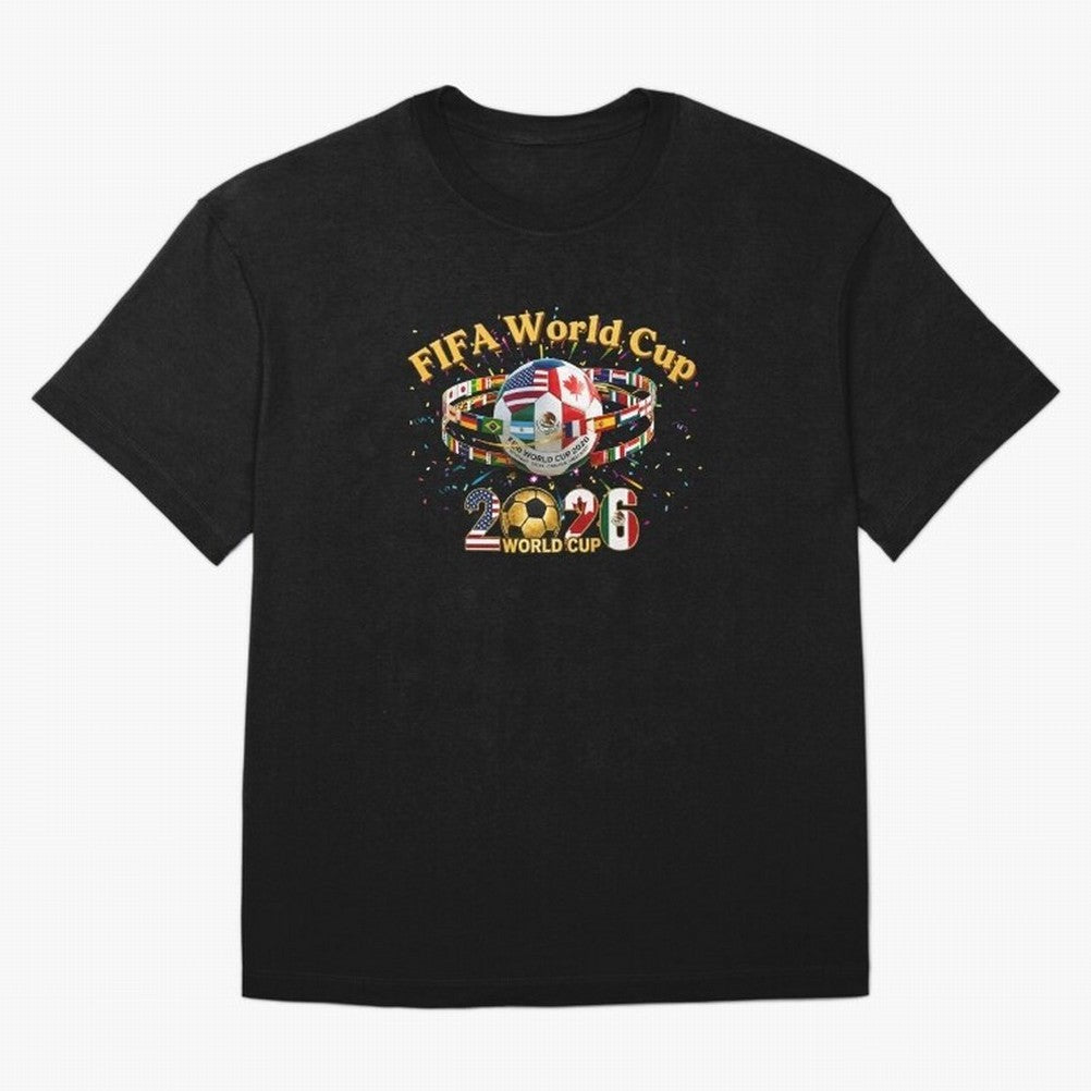 2026 World Cup Soccer World Flags Stadium Graphic Classic T-Shirt Keep the Legacy of the FIFA World Cup 2026 USA Canada Mexico Journey through Neymar, Haaland and Cristiano Ronaldo Highlights, Netherlands Pride, Championship Spirit, Famous Goals,