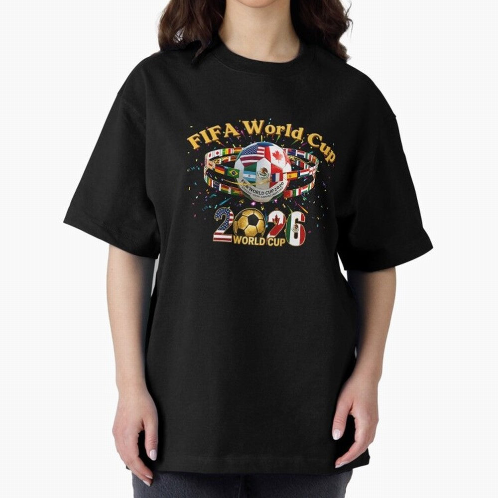 2026 World Cup Soccer World Flags Stadium Graphic Classic T-Shirt Keep the Legacy of the FIFA World Cup 2026 USA Canada Mexico Journey through Neymar, Haaland and Cristiano Ronaldo Highlights, Netherlands Pride, Championship Spirit, Famous Goals,