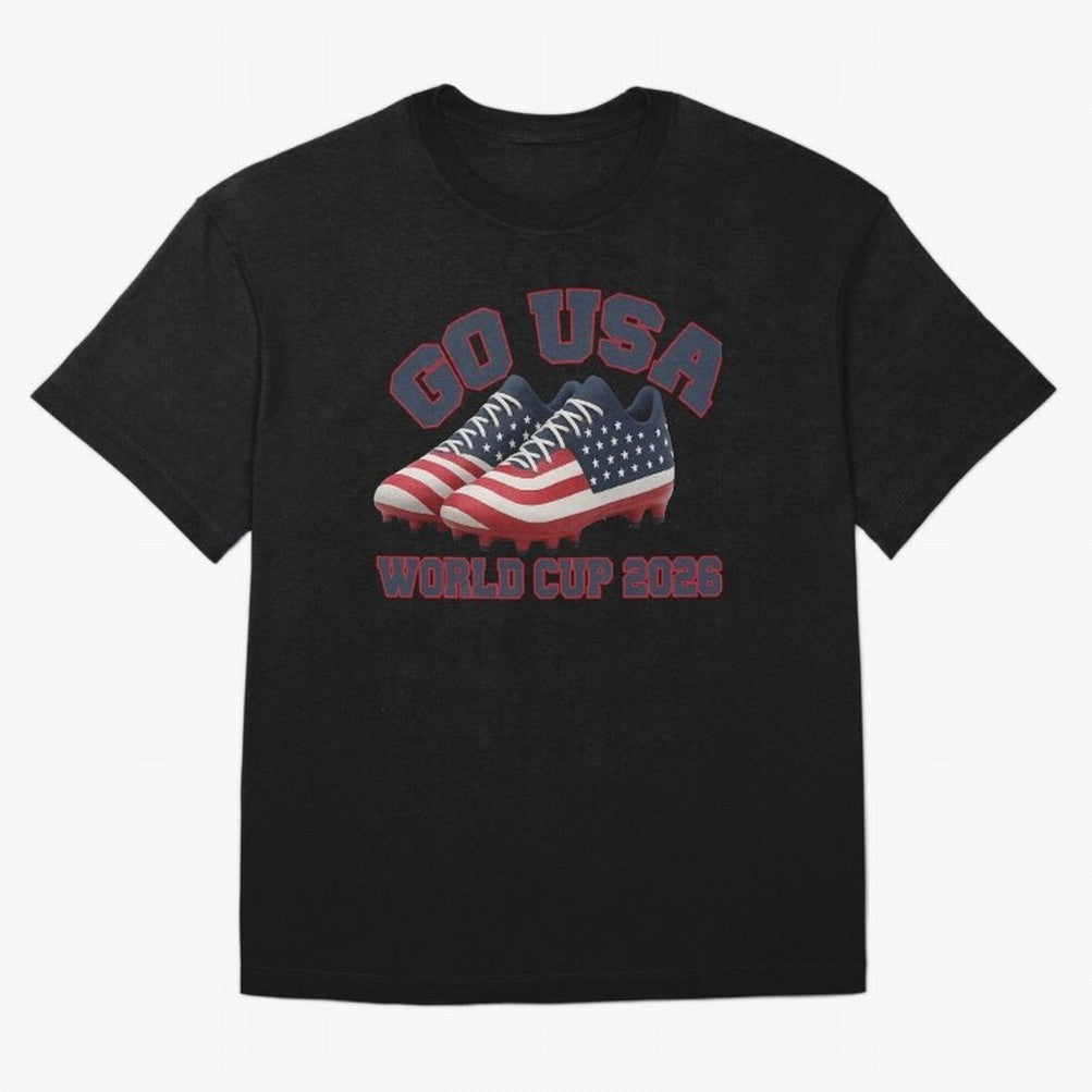 Go USA!. USA 2026, World Cup 2026, World Cup soccer, USA Soccer, USA Men Classic T-Shirt Stand Out with Spirit from FIFA World Cup 2026 USA Canada Mexico for Fans of Mbappe and Neymar and England, France and Netherlands, Bringing Match Day