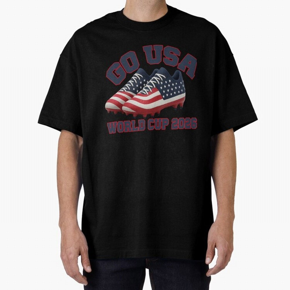 Go USA!. USA 2026, World Cup 2026, World Cup soccer, USA Soccer, USA Men Classic T-Shirt Stand Out with Spirit from FIFA World Cup 2026 USA Canada Mexico for Fans of Mbappe and Neymar and England, France and Netherlands, Bringing Match Day