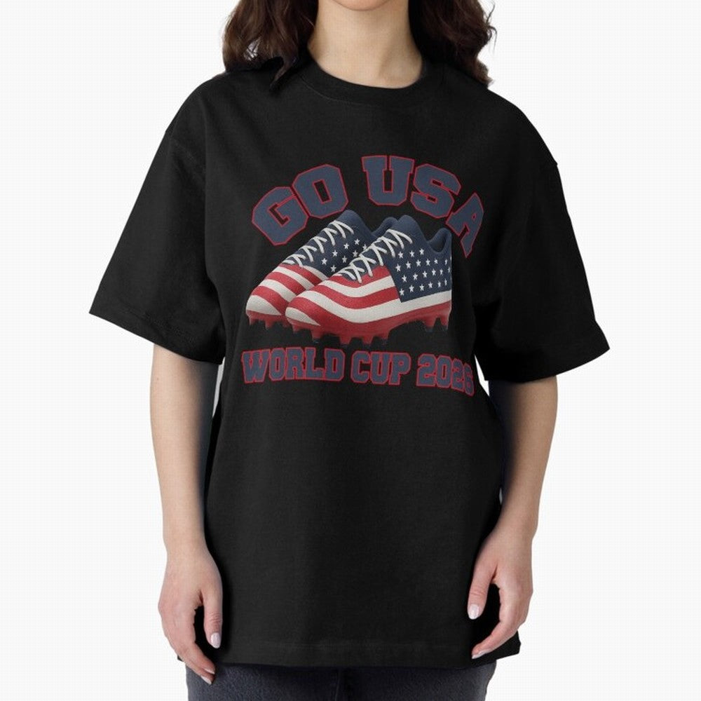 Go USA!. USA 2026, World Cup 2026, World Cup soccer, USA Soccer, USA Men Classic T-Shirt Stand Out with Spirit from FIFA World Cup 2026 USA Canada Mexico for Fans of Mbappe and Neymar and England, France and Netherlands, Bringing Match Day