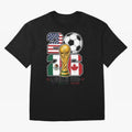 2026 Soccer World Cup Football Design Classic T-Shirt Feel International Energy from the FIFA World Cup 2026 USA Canada Mexico Journey through Cristiano Ronaldo Highlights, Portugal, Spain and Germany Pride, Match Day Excitement, Supporter Culture,