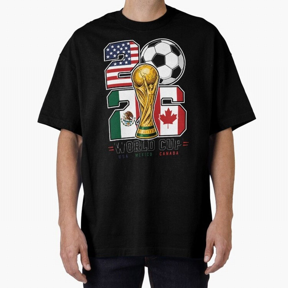 2026 Soccer World Cup Football Design Classic T-Shirt Feel International Energy from the FIFA World Cup 2026 USA Canada Mexico Journey through Cristiano Ronaldo Highlights, Portugal, Spain and Germany Pride, Match Day Excitement, Supporter Culture,