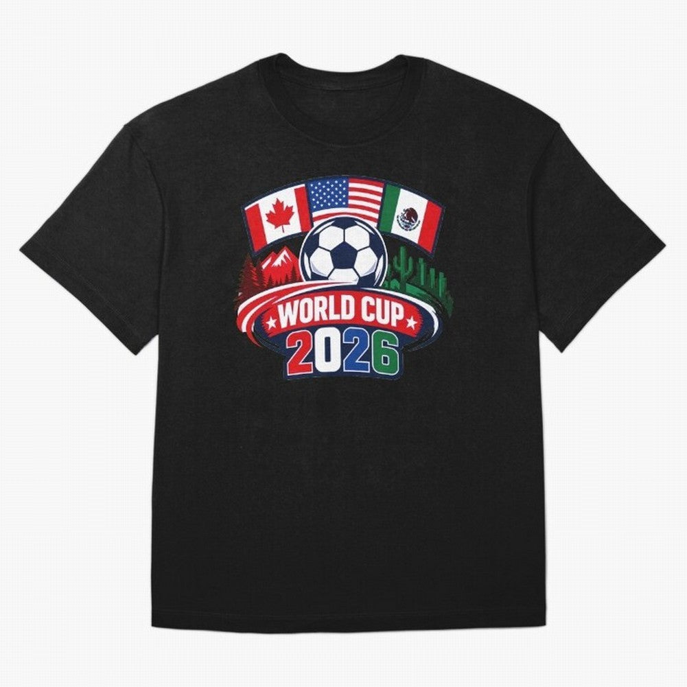 2026 FIFA World Cup Classic T-Shirt Refresh the FIFA World Cup 2026 USA Canada Mexico Journey through Neymar, Haaland and Cristiano Ronaldo Highlights, England, France and Netherlands Pride, Stadium Chants, National Pride, Trophy Dreams and