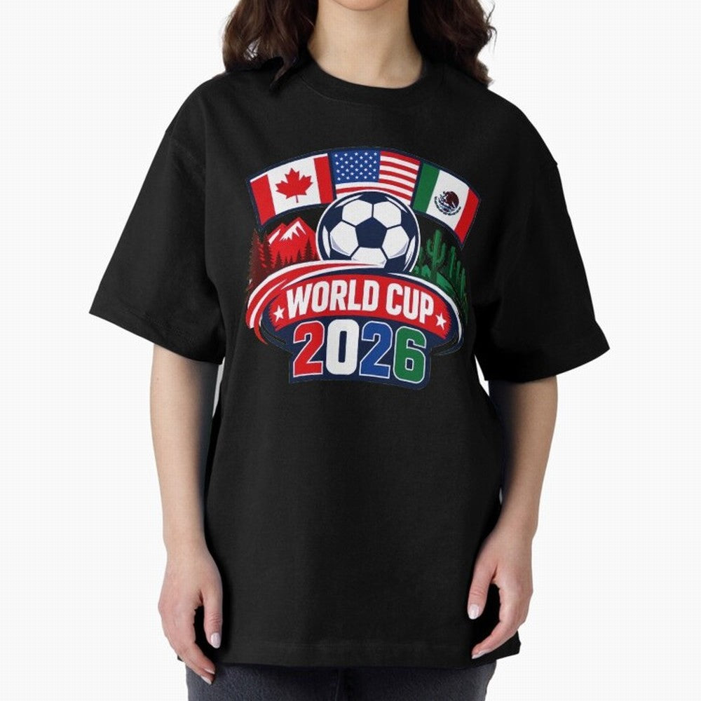 2026 FIFA World Cup Classic T-Shirt Refresh the FIFA World Cup 2026 USA Canada Mexico Journey through Neymar, Haaland and Cristiano Ronaldo Highlights, England, France and Netherlands Pride, Stadium Chants, National Pride, Trophy Dreams and