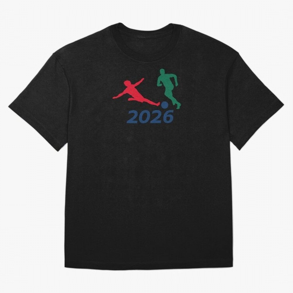 Footie Time Classic T-Shirt Celebrate the Magic of the FIFA World Cup 2026 Journey through Messi and Cristiano Ronaldo Highlights, Brazil Pride, Goal Celebration Energy, Supporter Heritage, Football Icons and Worldwide Tournament Joy; Great for