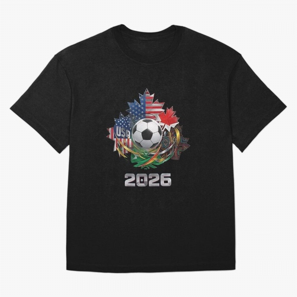 United Americas Classic T-Shirt Stand with the FIFA World Cup 2026 Journey through Neymar, Haaland and Cristiano Ronaldo Highlights, France and Portugal Pride, Fan Favorite Moments, National Team Passion, Big Match Drama and Soccer History; Great