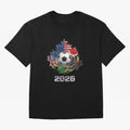 United Americas Classic T-Shirt Stand with the FIFA World Cup 2026 Journey through Neymar, Haaland and Cristiano Ronaldo Highlights, France and Portugal Pride, Fan Favorite Moments, National Team Passion, Big Match Drama and Soccer History; Great
