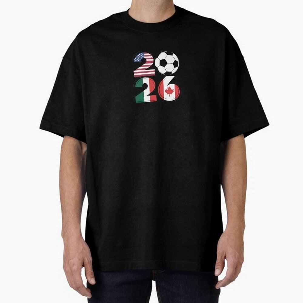 2026 soccer logo Classic T-Shirt Bring Stadium Energy to FIFA World Cup 2026 Group Stage Spirit, Filled with Argentina, Neymar, Haaland and Cristiano Ronaldo, Sports Nostalgia, International Competition, Famous Players and Unforgettable Victories;