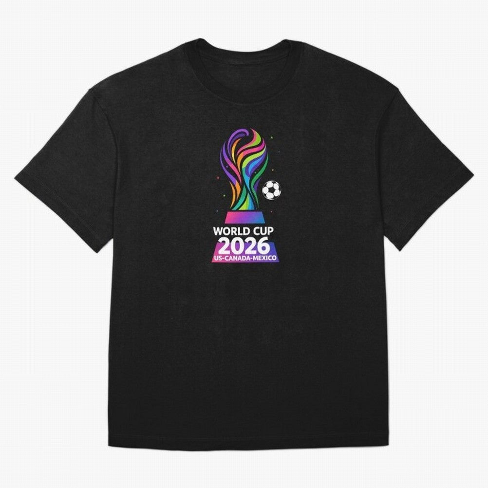 World Cup 2026 US-Canada-Mexico Soccer Trophy Classic T-Shirt Keep Football History Alive during FIFA World Cup 2026 Group Stage Connected to Cristiano Ronaldo, Haaland and CR7, England and Germany Energy, Football Passion, Legendary Performances,