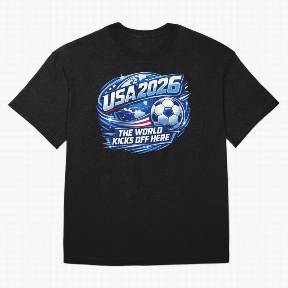 World Cup 2026 Classic T-Shirt Mark FIFA World Cup 2026 Spirit, Centered on Brazil, Portugal and Argentina, Cristiano Ronaldo, Haaland and CR7, Sports Nostalgia, International Competition, Famous Players and Unforgettable Victories; Perfect for