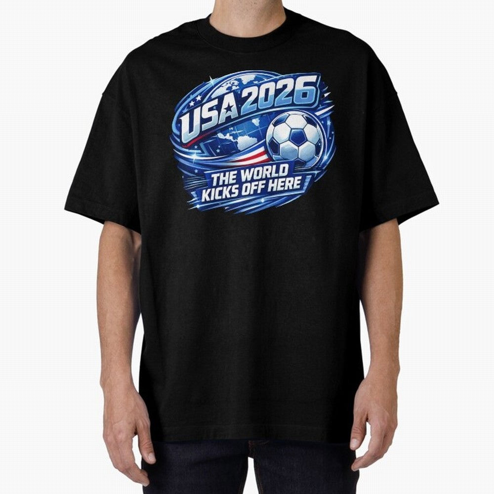 World Cup 2026 Classic T-Shirt Mark FIFA World Cup 2026 Spirit, Centered on Brazil, Portugal and Argentina, Cristiano Ronaldo, Haaland and CR7, Sports Nostalgia, International Competition, Famous Players and Unforgettable Victories; Perfect for