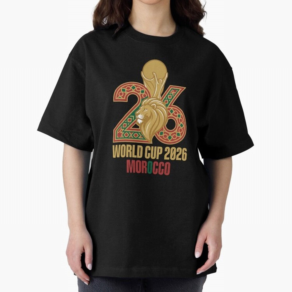 Copy of WORLD CUP 2026 MOROCCO Classic T-Shirt Get Ready for FIFA World Cup 2026 USA Canada Mexico with Cristiano Ronaldo, Argentina, France and Brazil Energy, Retro Football Energy, Iconic Rivalries, Trophy Chase Drama and Stadium Atmosphere;