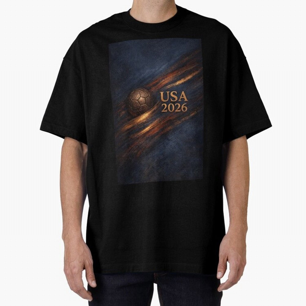 USA 2026 For Soccer Fans Inspired Design Classic T-Shirt Spotlight Match Day Hype around FIFA World Cup 2026 Group Stage, Cristiano Ronaldo, England and Germany, Worldwide Fan Energy, Dramatic Goals, Stadium Lights and Championship Celebrations;