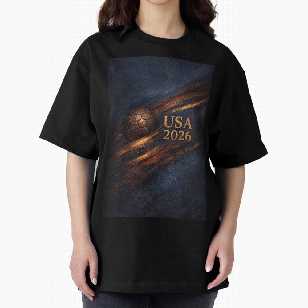 USA 2026 For Soccer Fans Inspired Design Classic T-Shirt Spotlight Match Day Hype around FIFA World Cup 2026 Group Stage, Cristiano Ronaldo, England and Germany, Worldwide Fan Energy, Dramatic Goals, Stadium Lights and Championship Celebrations;