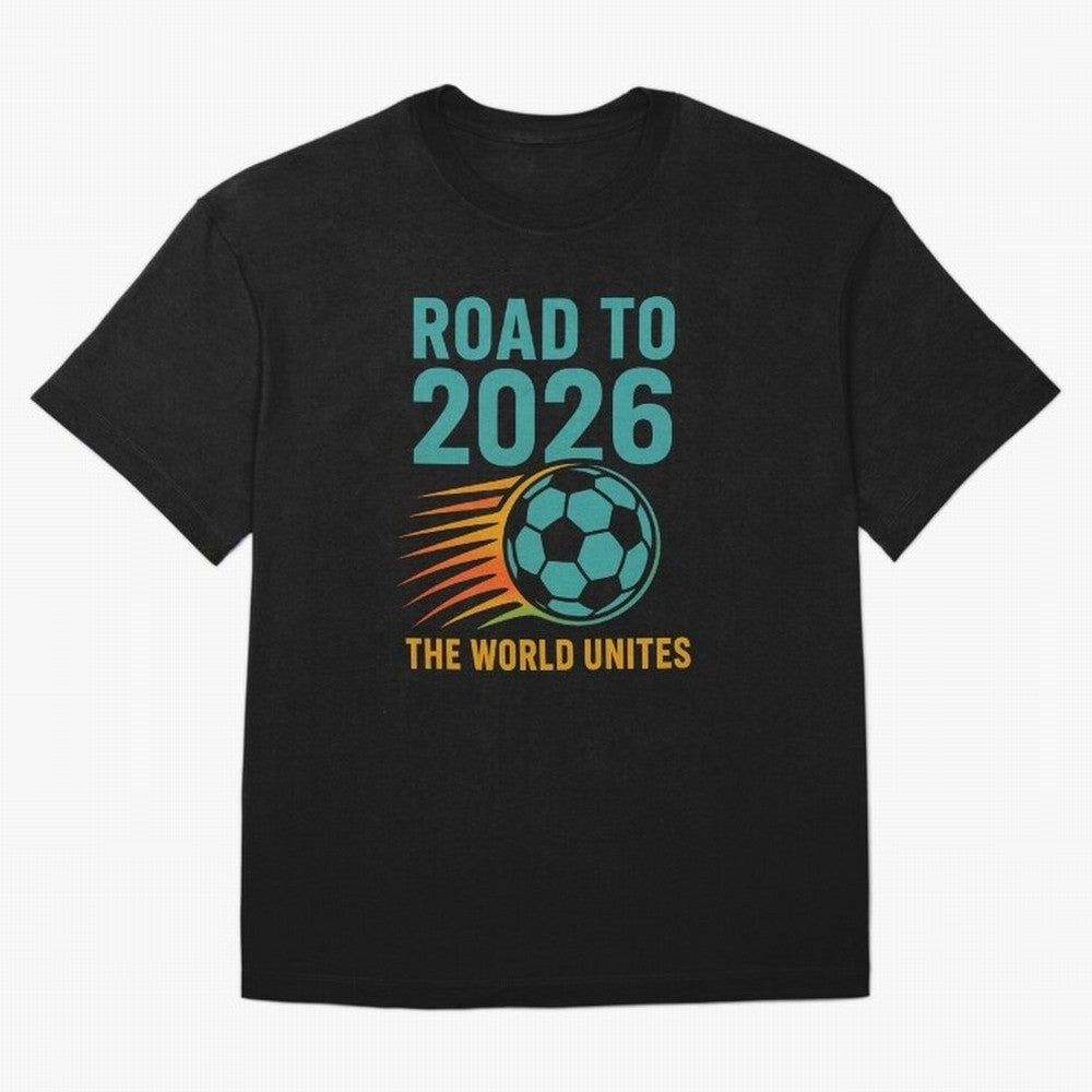 The World Unites Classic T-Shirt Follow Every Goal of Match Day Hype around FIFA World Cup 2026 Group Stage, Haaland and Mbappe, Portugal, Match Day Excitement, Supporter Culture, Golden Goals and Global Football Passion; Ideal for Passionate Fans