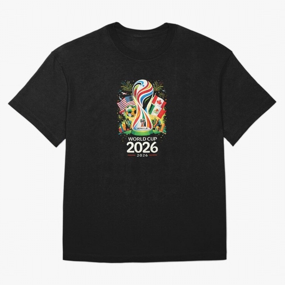 World Cup 2026 Soccer Tournament T-Shirt_87289249 Classic T-Shirt Live the Energy of FIFA World Cup 2026 Spirit, Celebrating Brazil, Portugal and Argentina, CR7, Football Passion, Legendary Performances, Festival Vibes and Supporter Community;