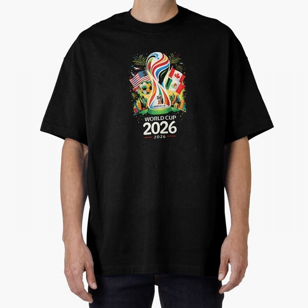 World Cup 2026 Soccer Tournament T-Shirt_87289249 Classic T-Shirt Live the Energy of FIFA World Cup 2026 Spirit, Celebrating Brazil, Portugal and Argentina, CR7, Football Passion, Legendary Performances, Festival Vibes and Supporter Community;