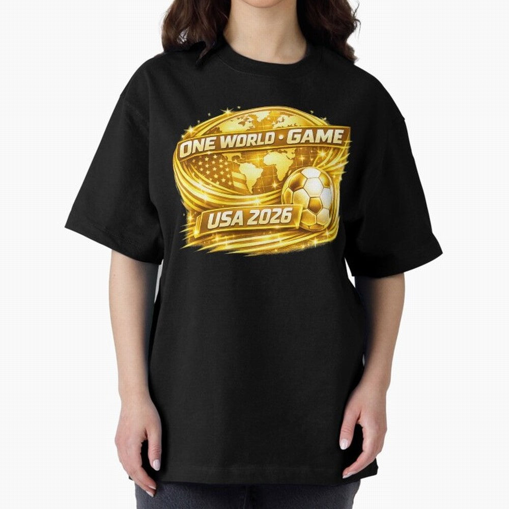 World Cup 2026 Classic T-Shirt Support FIFA World Cup 2026 Spirit, Connected to France and Portugal, Neymar, Haaland and Cristiano Ronaldo, Soccer Culture, Superstar Moments, National Team Dreams and Competitive Fire; Ideal for Passionate Fans Who