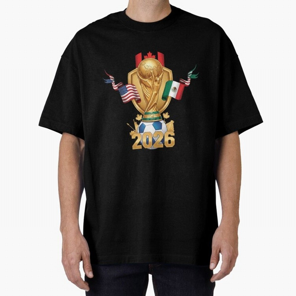 Waves of Victory 2026 Classic T-Shirt Feel the Heartbeat of Global Football Passion for FIFA World Cup 2026 USA Canada Mexico, Connected to Mbappe and Neymar, Argentina and Brazil, Classic Soccer Heritage, Championship Pressure, Fan Loyalty and