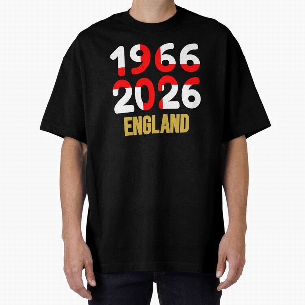 England 1966/2026 Classic T-Shirt Support Your Favorite Stars during FIFA World Cup 2026 for Fans of Neymar, Haaland and Cristiano Ronaldo and Spain and Netherlands, Bringing Classic Soccer Heritage, Championship Pressure, Fan Loyalty and