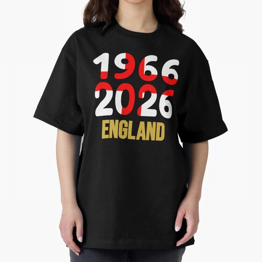 England 1966/2026 Classic T-Shirt Support Your Favorite Stars during FIFA World Cup 2026 for Fans of Neymar, Haaland and Cristiano Ronaldo and Spain and Netherlands, Bringing Classic Soccer Heritage, Championship Pressure, Fan Loyalty and