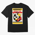 Elegant and Geometrical Germany World Cup 2026 Poster Classic T-Shirt Discover FIFA World Cup 2026 USA Canada Mexico Spirit, Centered on France and Portugal, Messi and Cristiano Ronaldo, Global Supporter Spirit, Legendary Goals, National Colors and