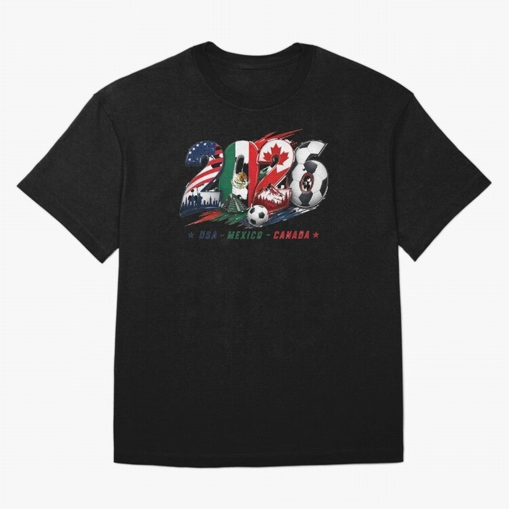 United by Football 2026 North America Soccer Design Classic T-Shirt Experience the Global Stage of FIFA World Cup 2026 for Fans of Messi and Cristiano Ronaldo and France, Bringing Supporter Pride, Iconic Celebrations, Legendary Names and Global
